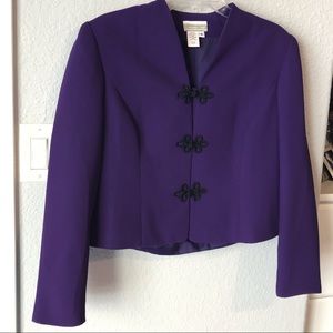 Cold water creek purple jacket size 8